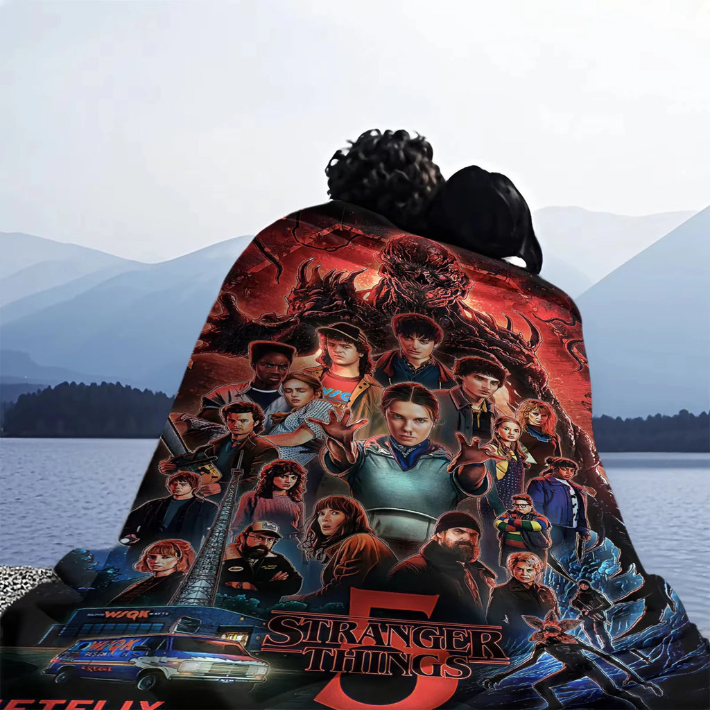 Plaid / couverture de la série Stranger things